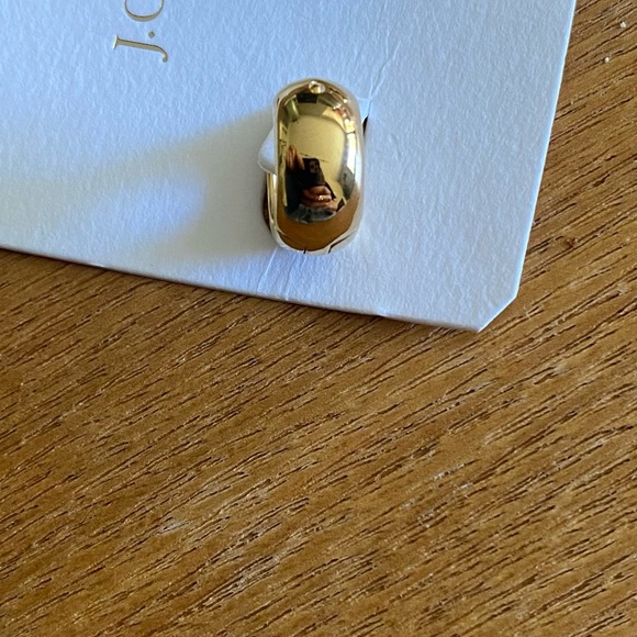 J. Crew Gold Hoop Earrings - Picture 2 of 3